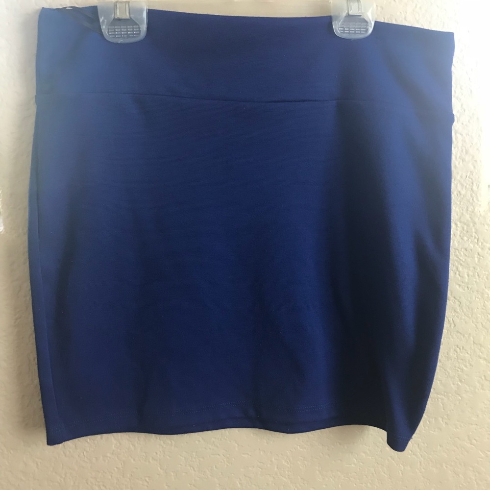 Blue Mini Skirt by Full Tilt Size Medium